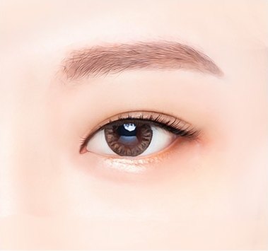 뒤트임 수술 후 시원해진 눈매 일러스트